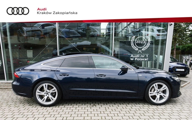 Audi A7 cena 264500 przebieg: 24376, rok produkcji 2023 z Zwierzyniec małe 781